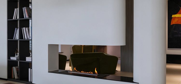 High-End Gas Ethanol Fireplace Integrated with Advanced Technologies and Meticulous Design