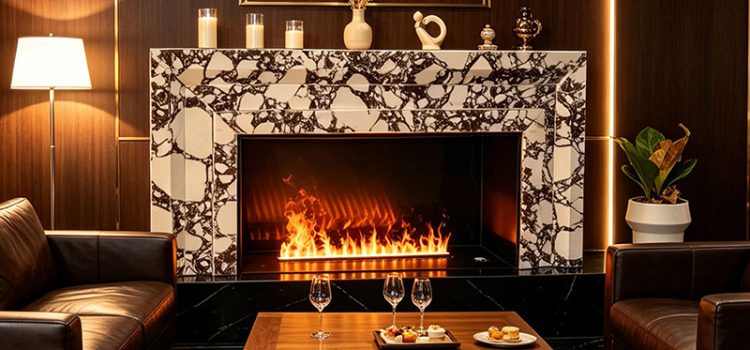RGB 3D Mist‑Flame Fireplace: Viral Decor for Hotels, Clubs & Feature Walls